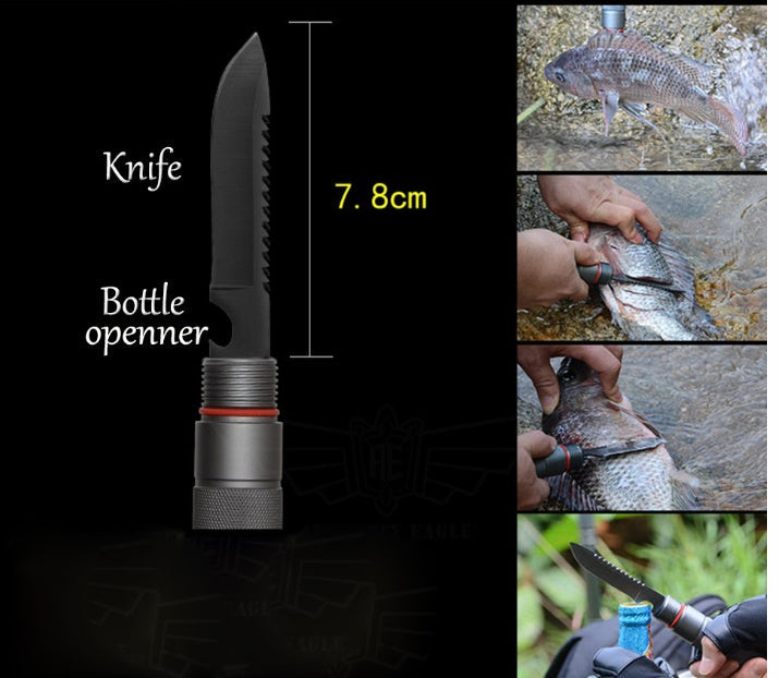 Tactical Hiking Walking Stick – Multifunctional Alpenstock