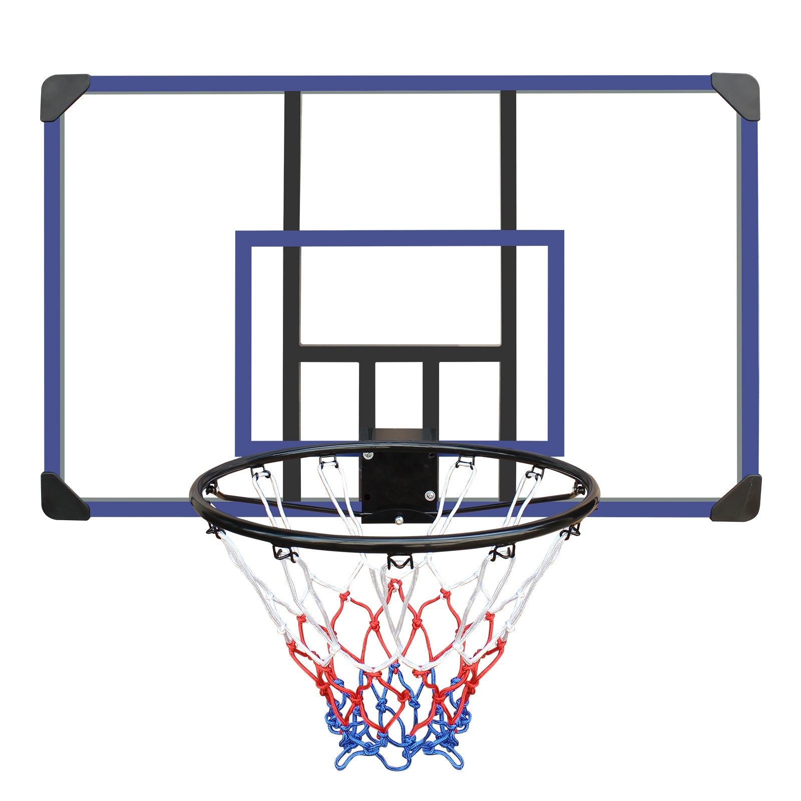 Wall-Mounted Foldable Basketball Hoop – 45x29” Shatterproof Backboard