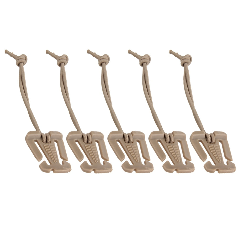 MOLLE Backpack Buckle Carabiner Clips – Nylon EDC Gear Hooks (1/2/5Pcs)