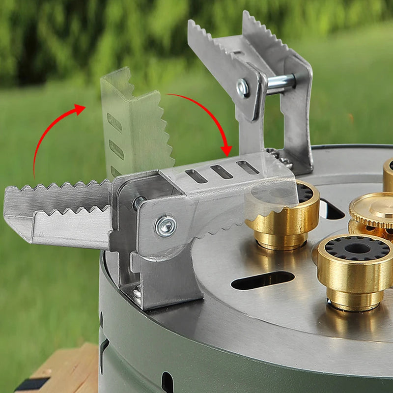 Portable Camping Gas Stove – High-Power Foldable Ignition Burner