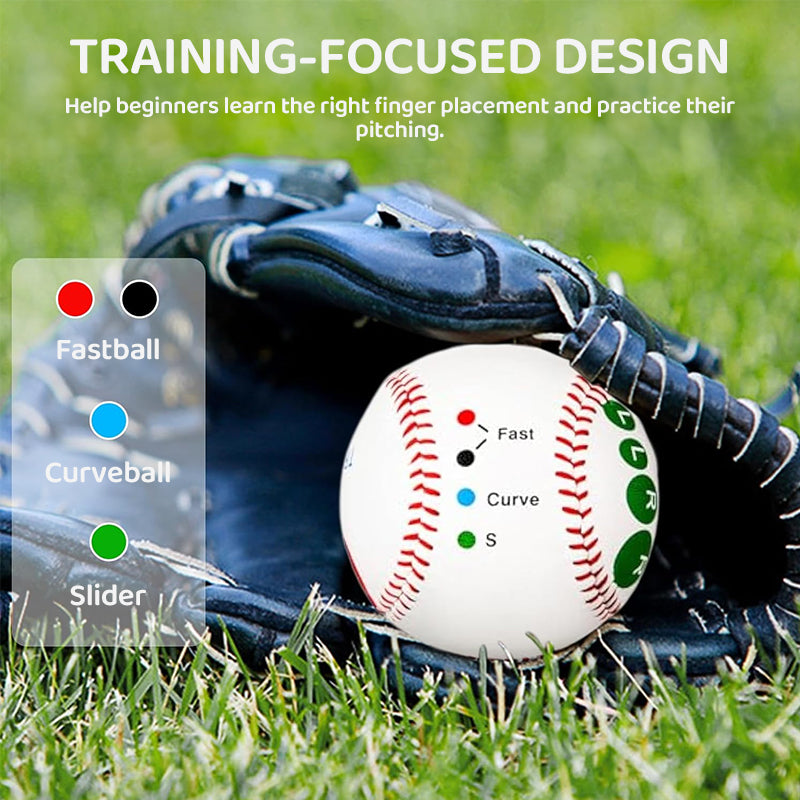 9” Competition Training Baseball – Pitching Finger Marker Ball