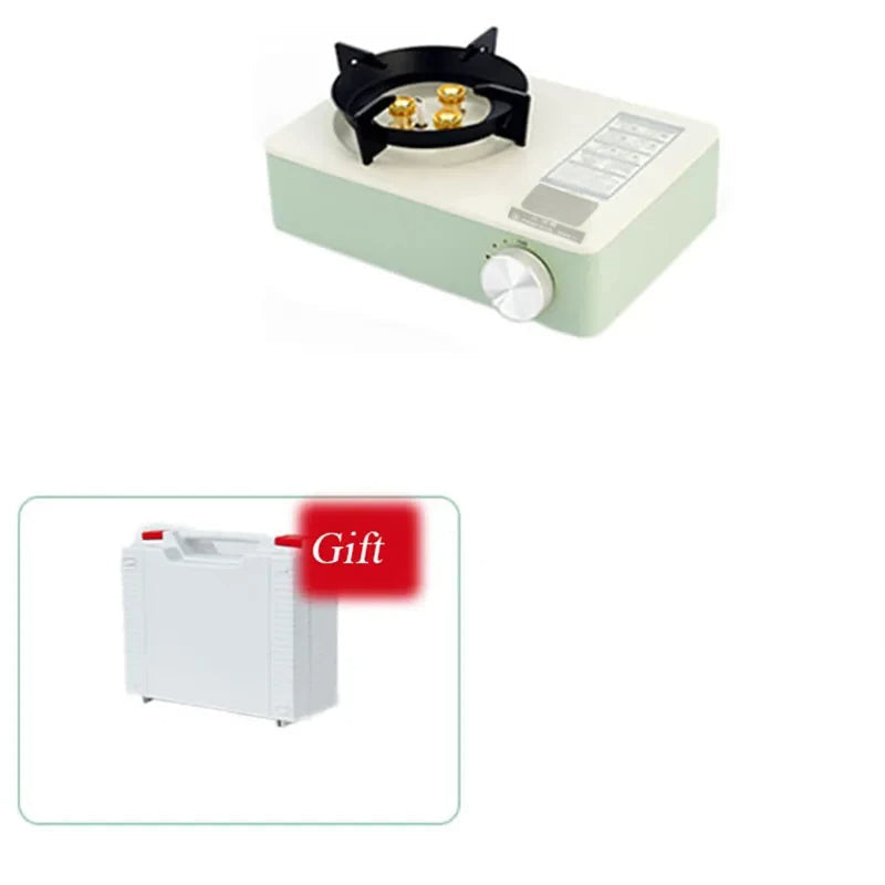 Mini Portable Gas Stove – 3.5KW Stainless Steel Camping Cooktop