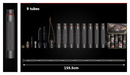 Tactical Hiking Walking Stick – Multifunctional Alpenstock