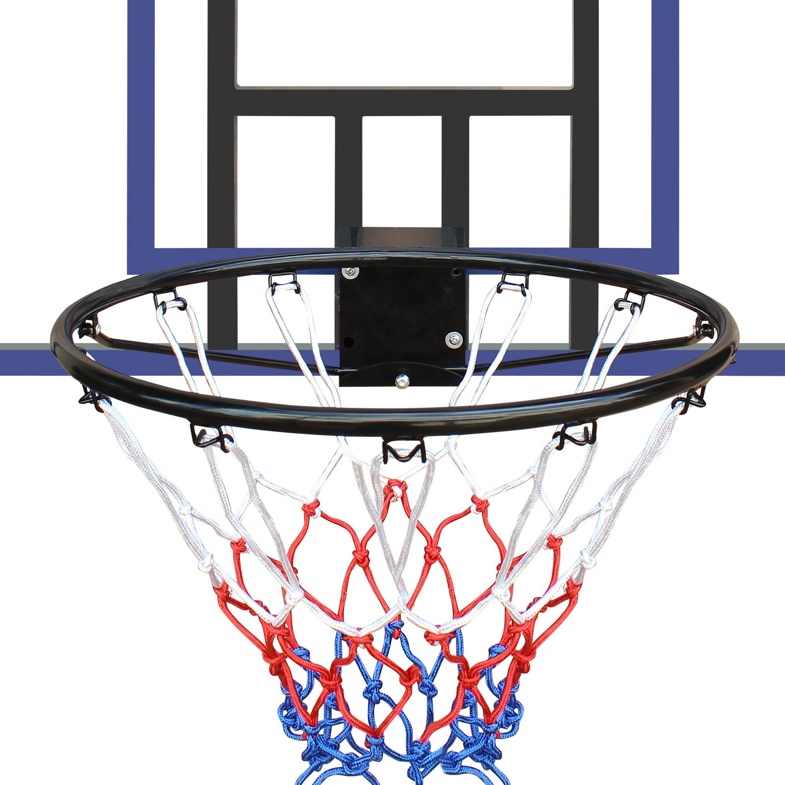 Wall-Mounted Foldable Basketball Hoop – 45x29” Shatterproof Backboard
