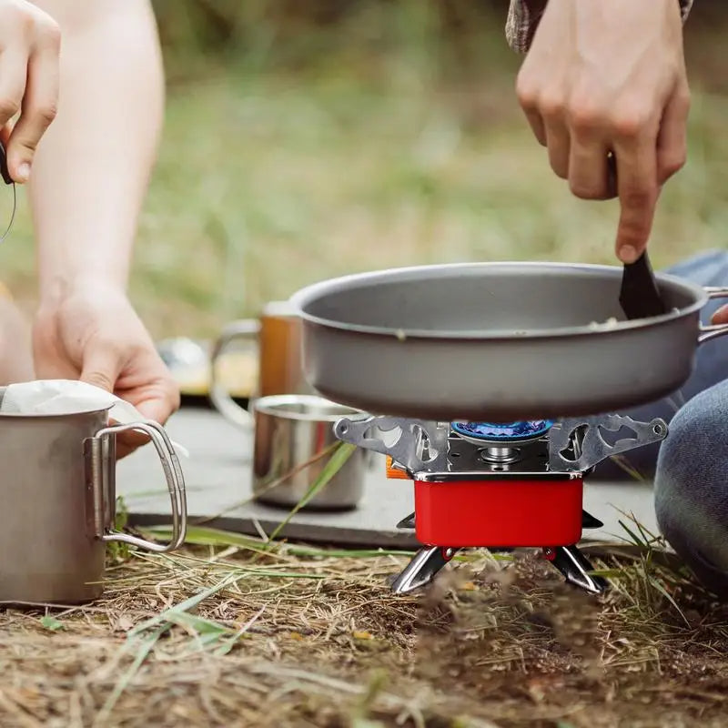 Foldable Windproof Camping Gas Stove – Portable Backpacking Burner