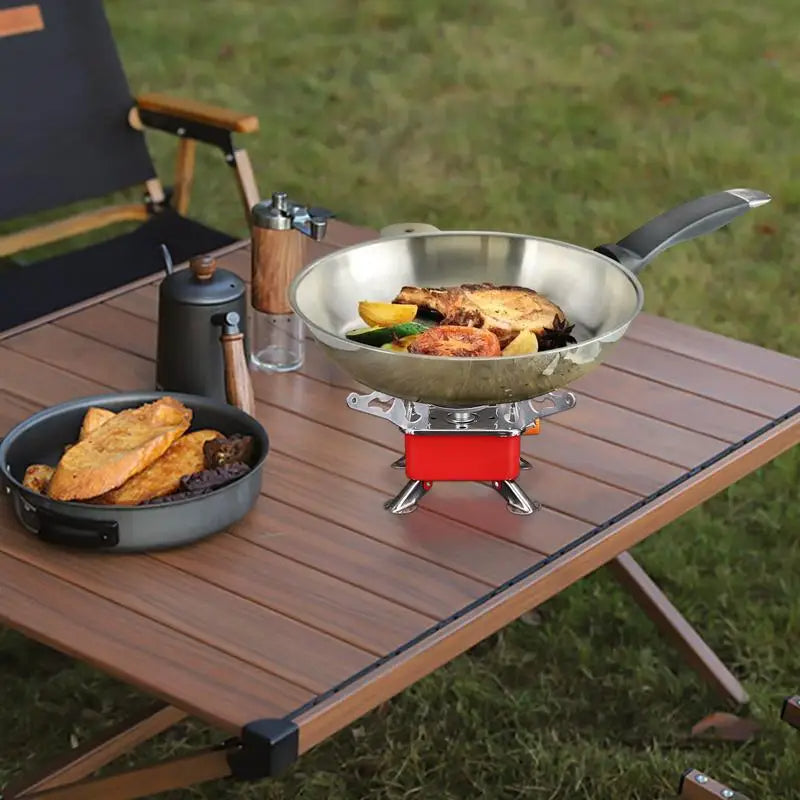 Foldable Windproof Camping Gas Stove – Portable Backpacking Burner