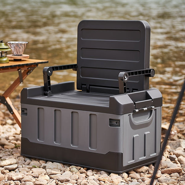Foldable Camping Stool with Backrest – Portable Fishing Chair