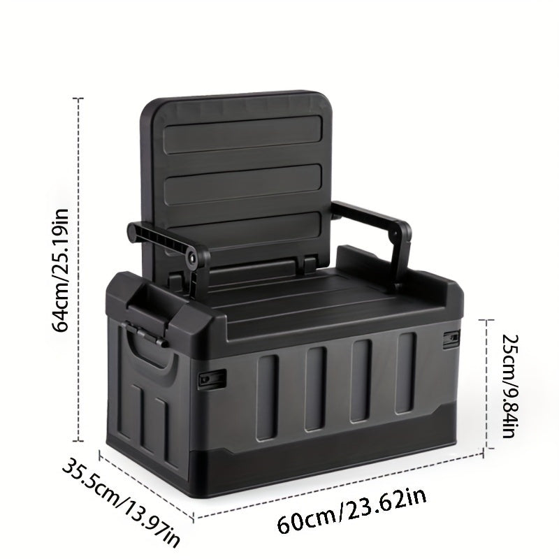 Foldable Camping Stool with Backrest – Portable Fishing Chair
