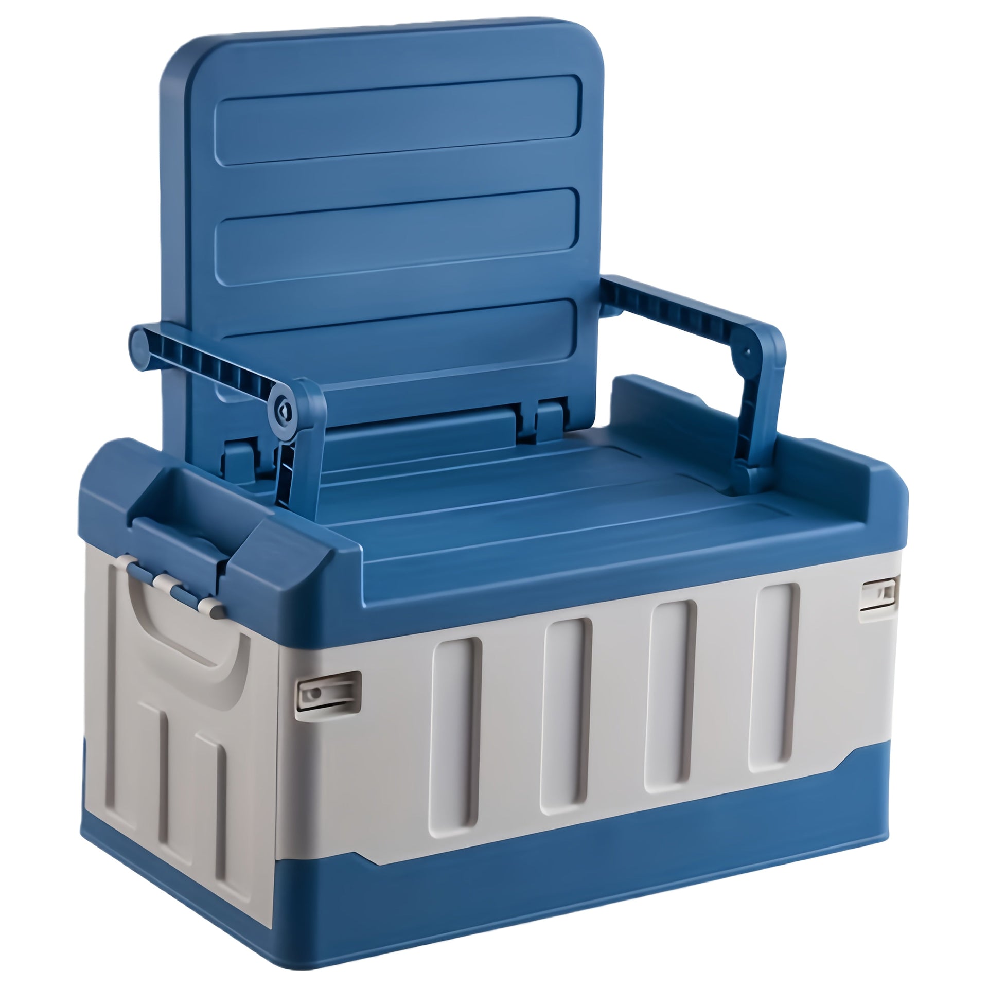 Foldable Camping Stool with Backrest – Portable Fishing Chair