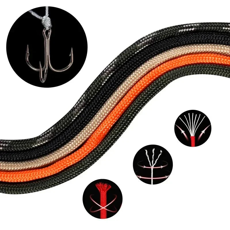 7-Core 550 Paracord Rope – 4mm Survival Cord for Camping