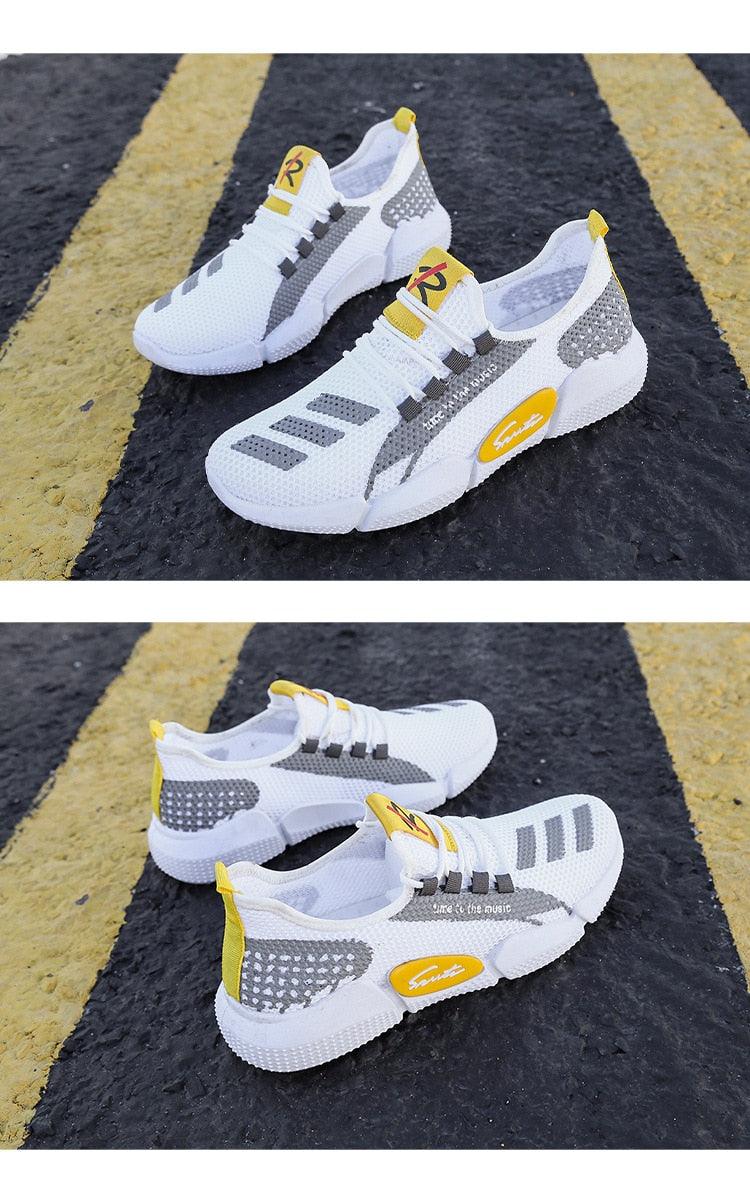 Men’s Lightweight Slip-On Running Shoes – Breathable Summer Athletic Sneakers