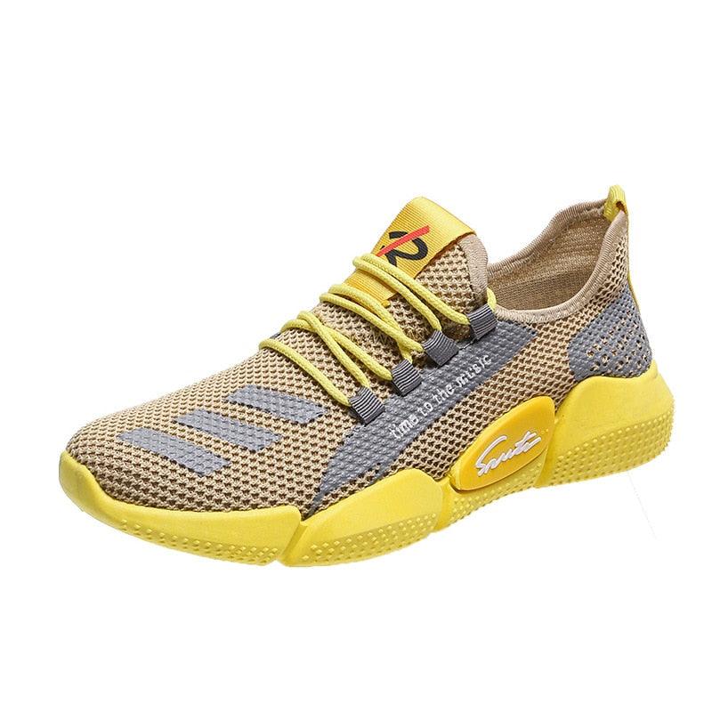 Men’s Lightweight Slip-On Running Shoes – Breathable Summer Athletic Sneakers