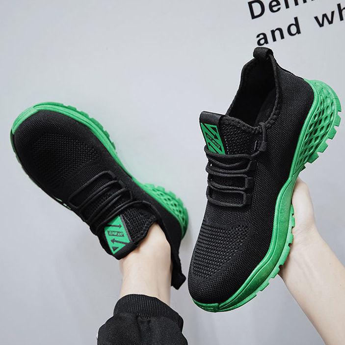 Men’s Lightweight Slip-On Running Shoes – Breathable Summer Athletic Sneakers