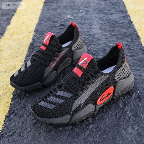 Men’s Lightweight Slip-On Running Shoes – Breathable Summer Athletic Sneakers