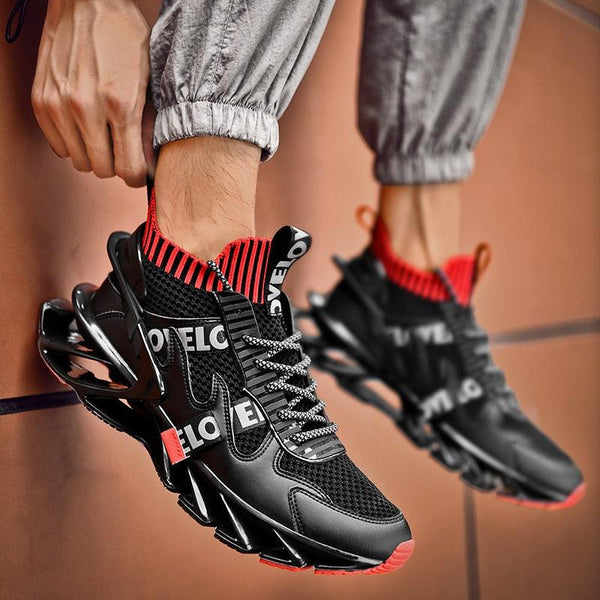 Men’s Breathable Running Sneakers – Lightweight Non-Slip Athletic Shoes