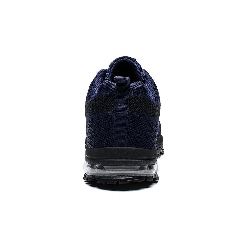Men’s Air Cushion Lace-Up Running Sneakers – Breathable Athletic Shoes