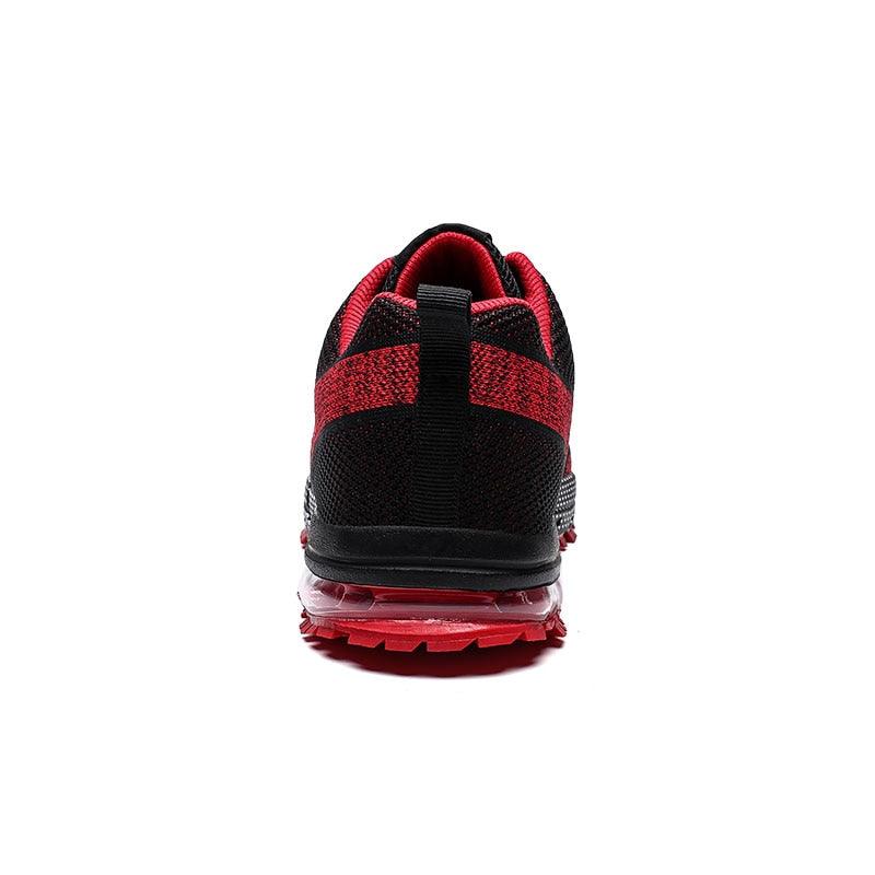 Men’s Air Cushion Lace-Up Running Sneakers – Breathable Athletic Shoes