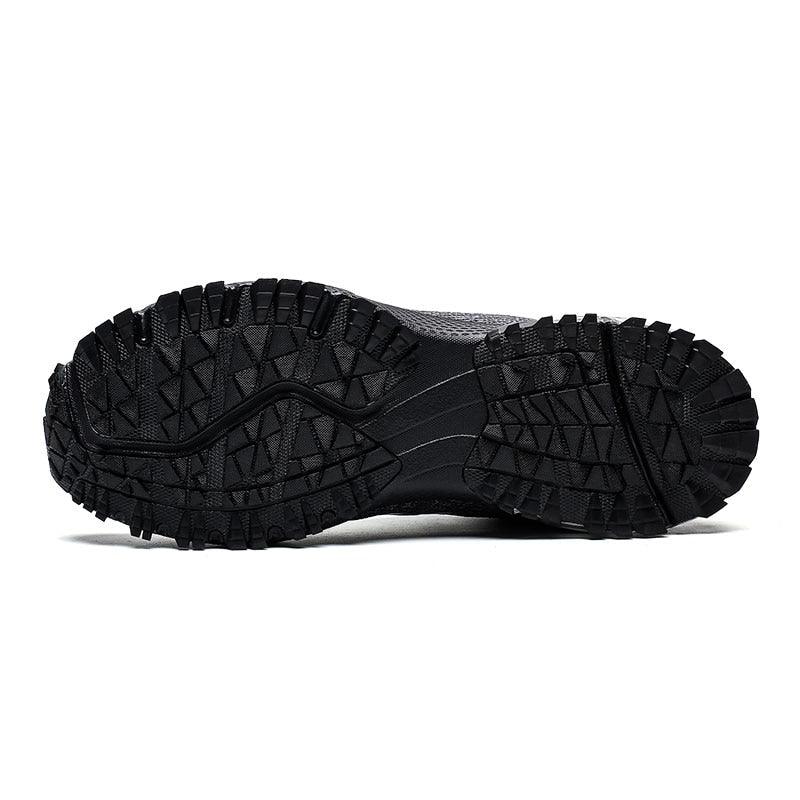 Men’s Air Cushion Lace-Up Running Sneakers – Breathable Athletic Shoes